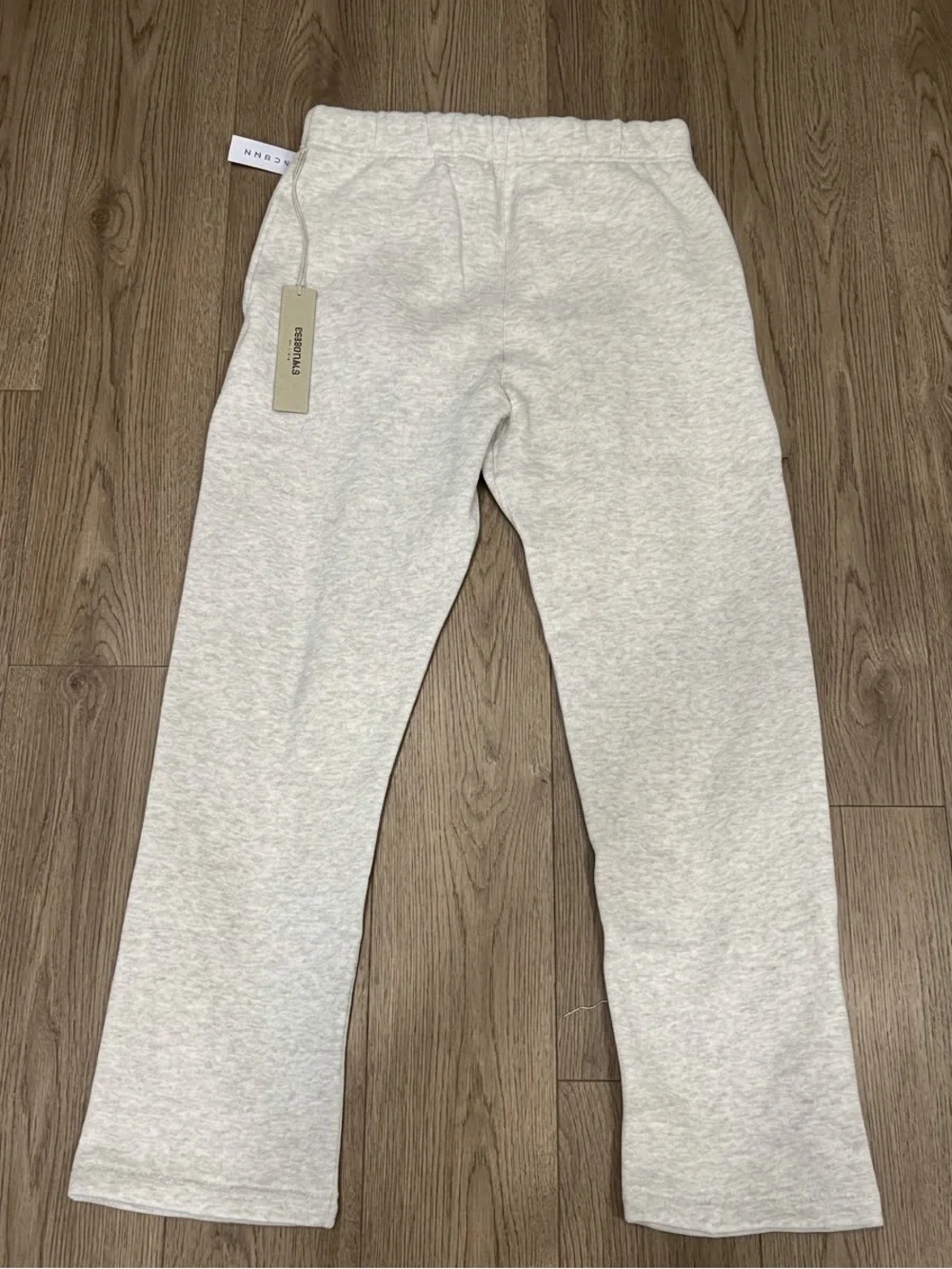 Essentials Men's Light Gray (light oatmeal)Joggers with Logo
